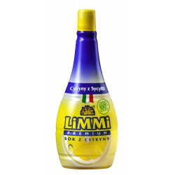 Sok Naturalny LIMMI, 200ml, cytryna sycylijska w butelce