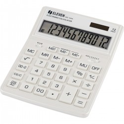 Kalkulator biurowy Eleven SDC444XRWHE biały