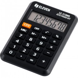 Kalkulator kieszonkowy Eleven LC-210NR - czarny