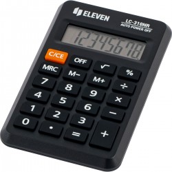 Kalkulator kieszonkowy Eleven LC-310NR czarny