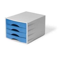 Pojemnik z szufladami ECO 4 niebieski