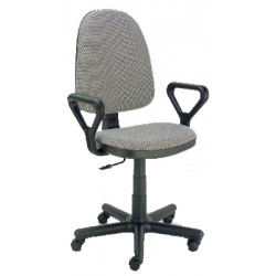 Krzesło Prestige GTP CU-73 tkanina szaro-czarne