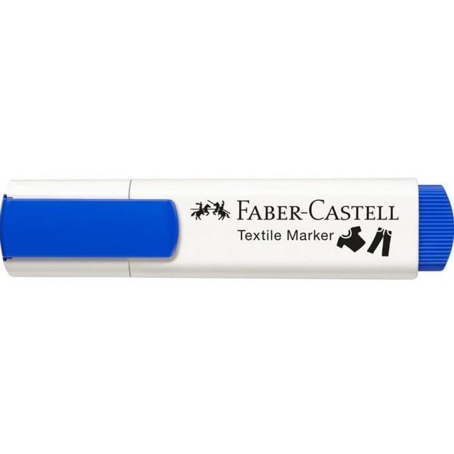 Mazak do tkanin Faber Castell 1-5mm - niebieski
