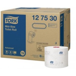 Tork papier toaletowy Premium biały 9cm/100m 2-warst. z automatyczną zmianą rolek/27 rolek