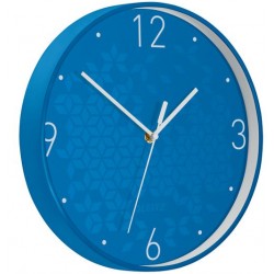 Zegar ścienny Leitz Wow 29cm niebieski