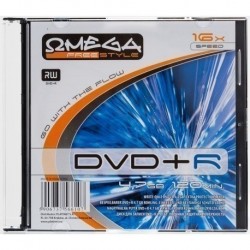 Płyta DVD+R Omega x8 4,7GB slim*10 komplet