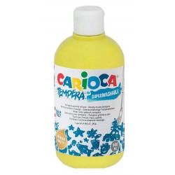 Farba tempera Carioca 0,5l żółta cytrynowa