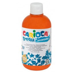 Farba tempera Carioca 0,5l pomarańczowa