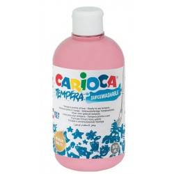 Farba tempera Carioca 0,5l różowa jasna