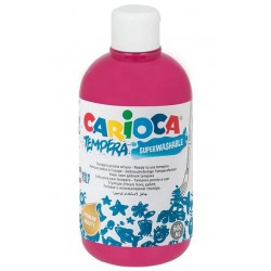 Farba tempera Carioca 0,5l różowa ciemna