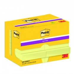 3M Notes 47,6x47,6  12x90k super sticky żółte (51x51mm)