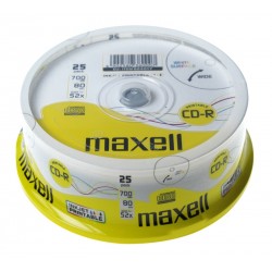 Płyta CD-R MAXEL /25 CAKE Printable 624017