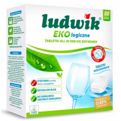 Tabletki do zmywarek Ludwik all in one ekologiczne - 80 szt.