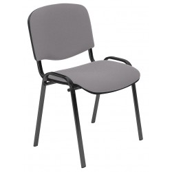 Krzesło biurowe ISOX-2 Black C38 - grafitowe