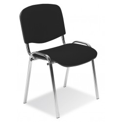 Krzesło biurowe ISOX-2 Chrome C11 - czarne