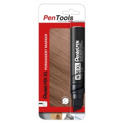 Marker permanentny Pentel N50XL ścięty 17mm PenTools - czarny (blister)