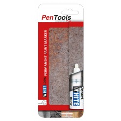 Marker olejowy Pentel X100 PenTools gruby 4-6mm - biały (blister)