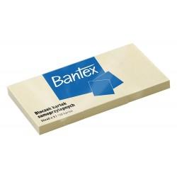 Notes samoprzylepny Bantex 3x40x50 żółty