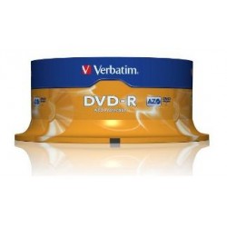 Płyta DVD-R/25 Verbatim 4,7GB 16x cake