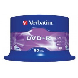 Płyta DVD+R/50 Verbatim 4,7GB 16x cake