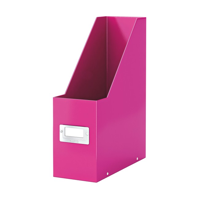Pojemnik składany na czasopisma Leitz Click & Store 95mm różowy