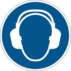 Znacznik podłogowy Durable - symbol "Ochrona słuchu"
