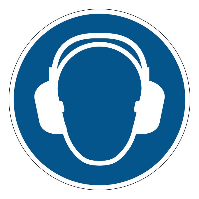 Znacznik podłogowy Durable - symbol "Ochrona słuchu"