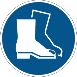 Znacznik podłogowy Durable - symbol "Nakaz stosowania obuwia ochronnego"