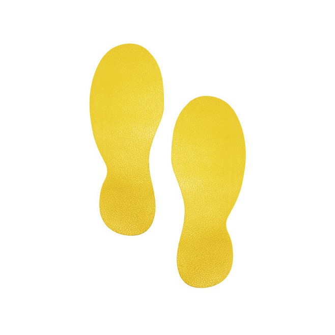 Znacznik podłogowy Durable - kształt stopy / 5 par