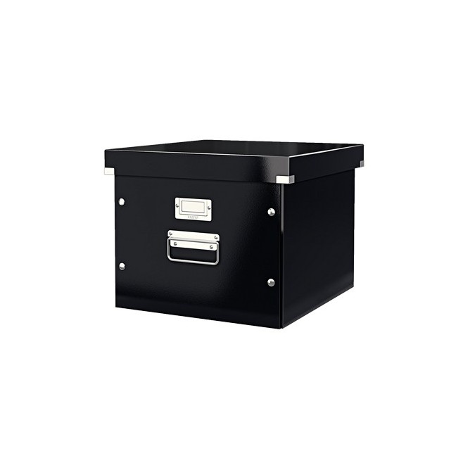 Pudełko archiwizacyjne Leitz Click & Store na teczki zawieszane (357 x 285 x 367 mm) - czarne