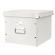 Pudełko archiwizacyjne Leitz Click & Store na teczki zawieszane (357 x 285 x 367 mm) - białe