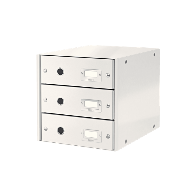 Pojemnik z 3 szufladami Leitz Click&Store biały