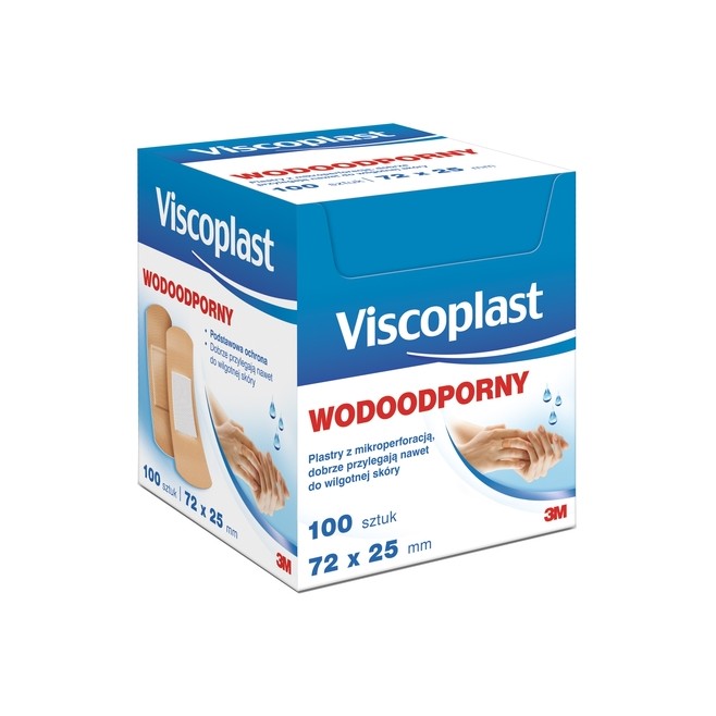 Plaster Viscoplast wodoodporny 7,2x2,5 100szt