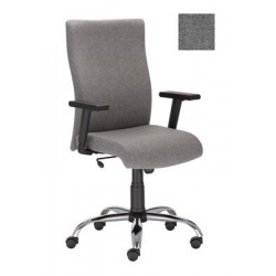 NS Krzesło William R Steel tkanina Oban EF-031 szare