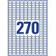 Etykiety ZF L4730 usuwalne Stick&Lift  17,8x10mm 25ark,  270ety 1ark