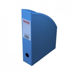 Pojemnik składany na dokumenty Biurfol PCV 7 cm błękitny