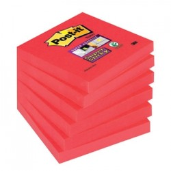 3M Notes samoprzylepny Post-it 76x76mm 90k różowy Super Sticky (654-6SS-PO)