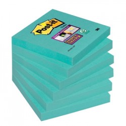 3M Notes samoprzylepny Post-it 76x76mm 90k niebieski Super Sticky (654-6SS-EB)