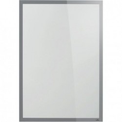 Ramka Durable Duraframe Poster Sun w formacie plakatowym samoprzylegająca magnetyczna A2 srebrna