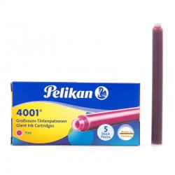 Naboje Pelikan/5 różowe długie GTP/5 4001